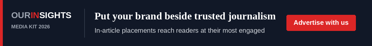 Put your brand beside trusted journalism — advertise with us